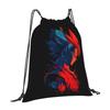 Custom DBZ Dragons Goku Ball Drawstring Backpack Bags Women Men Lightweight Warrior Gym Sports Sackpack Sacks for Yoga