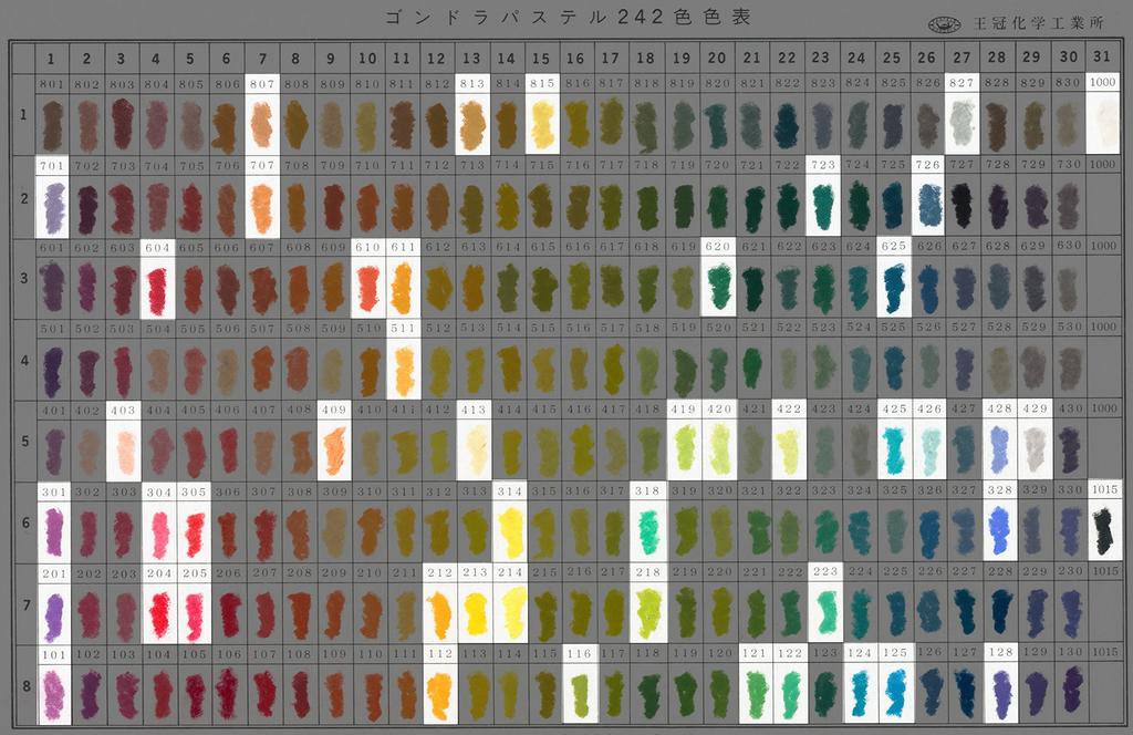 Crown Chemical Industry Gondola Pastel 48 Color Set