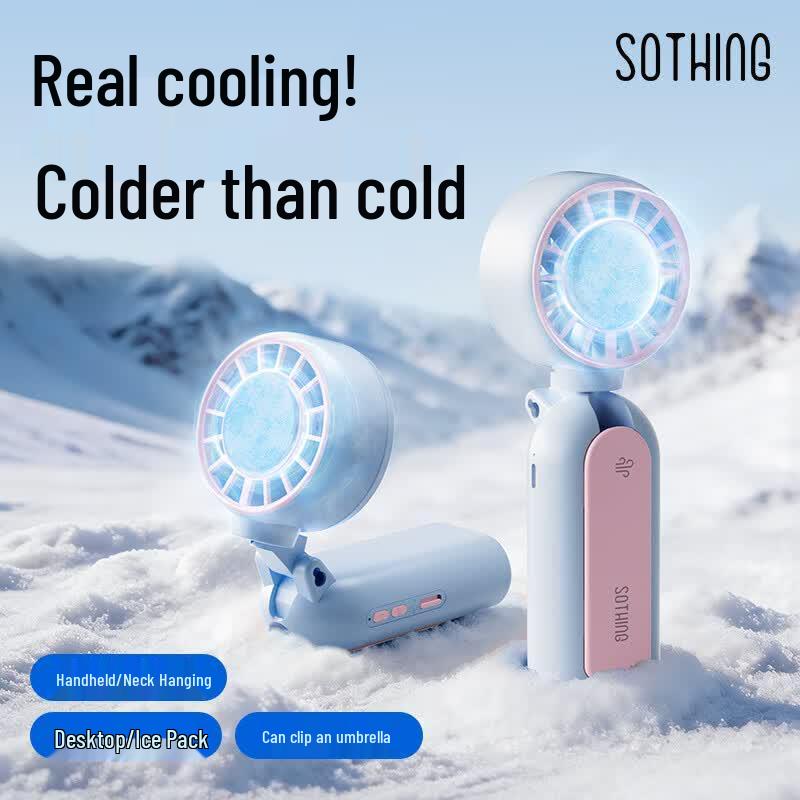 SOTHING Portable Handheld Fan Set