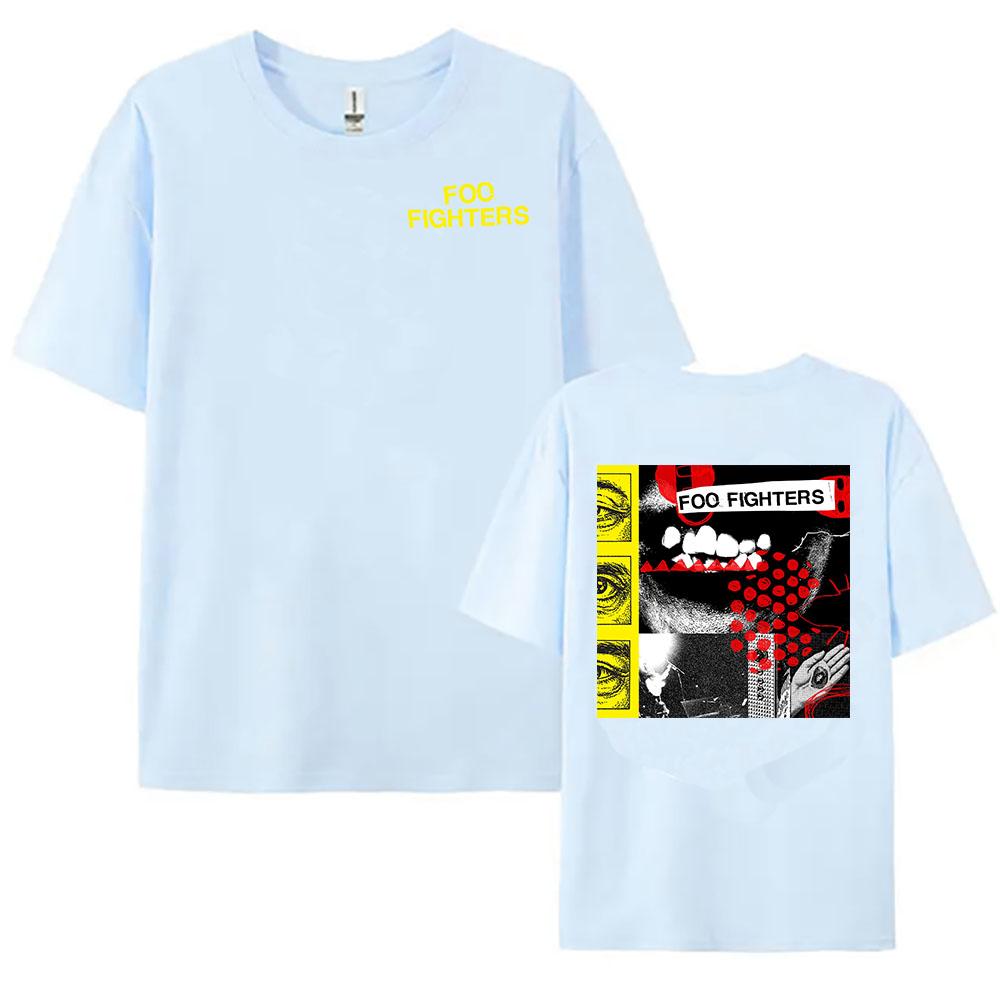 

Foo Fighters Your Favorite Toy T-shirt O-neck Summer Short Sleeve Mens Tees Design Rock Band Graphic Print Tshirts Fashion Top XS