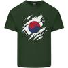 Torn South Korea Flag Korean Day Football Unisexs Light Cotton TShirt