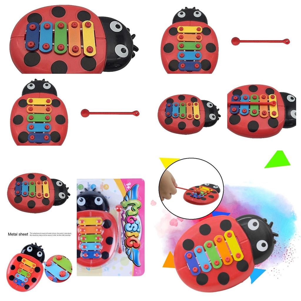 Children's Educational Insect Hand Playing Piano Musical Instrument Toy Early Music Cute Shape For Hand-eye Coordination Musical Talent