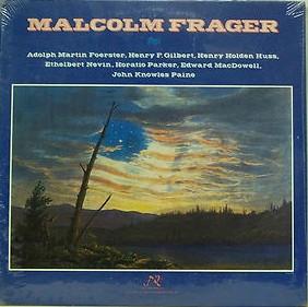 LP Record MALCOLM FRAGER - Malcolm Frager Plays Adolph Martin  NW206 NEW WORLD 1978 US Classical Used