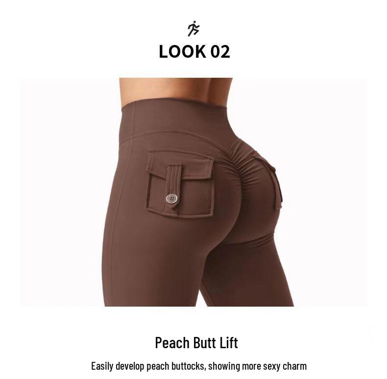 Leggings Femininos Super Elásticos com Estampa Imitação de Brocado, Flare e Slim