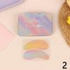 Reusable 1Pair Eye Pads With Massage Stick Silicone Lash Lift Eyelash Extension Hydrogel Patches Under Eye Gel Patch Makeup Tool