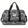 Borsa da Viaggio Stampata alla Moda Borsa da Viaggio di Grande Capacità Borse per Viaggi a Breve Distanza Stampa Leopardata Borse da Donna per il Tempo Libero Borse per la Conservazione delle Vacanze