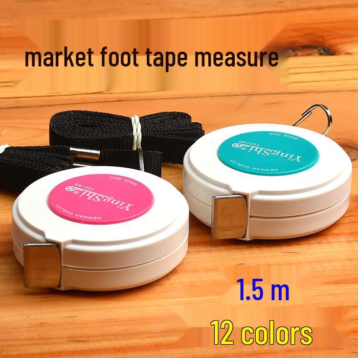 

Multifunctional Soft Leather Tape Measure for Tailors and Household Use White Green Heart Keychain 1.5m