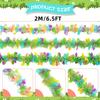 2M Easter Stripe Color Strip DIY Wreath Craft Decoration Birthday Ribbon Hanging Decoration Children's Gift Home Party tools