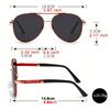 Men'S And Women'S Retro Fashion Glasses Large Metal Frame Everyday Decorative Glasses Everyday Glasses Retro Style Glasses