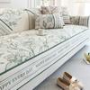 1pc Floral Pattern Sofa Cover Pet-Friendly, Solid Color, 350-400g Fabric, Fits Single, Double, Triple, and Quadruple Seater Sofas, Home Decor