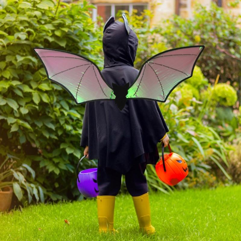 Halloween Bat Wing Bat Dress up Wing Bat Costume Accessories for Kid Birthday Halloween Christmas Masquerades Cosplay