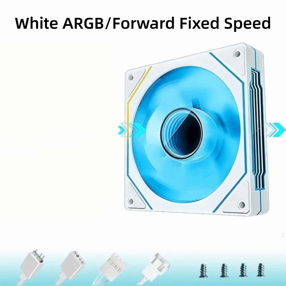12V Computer Chassis Fan PWM Control CPU Cooler Fan 3D Texture PC Case Fan Motherboard Sync