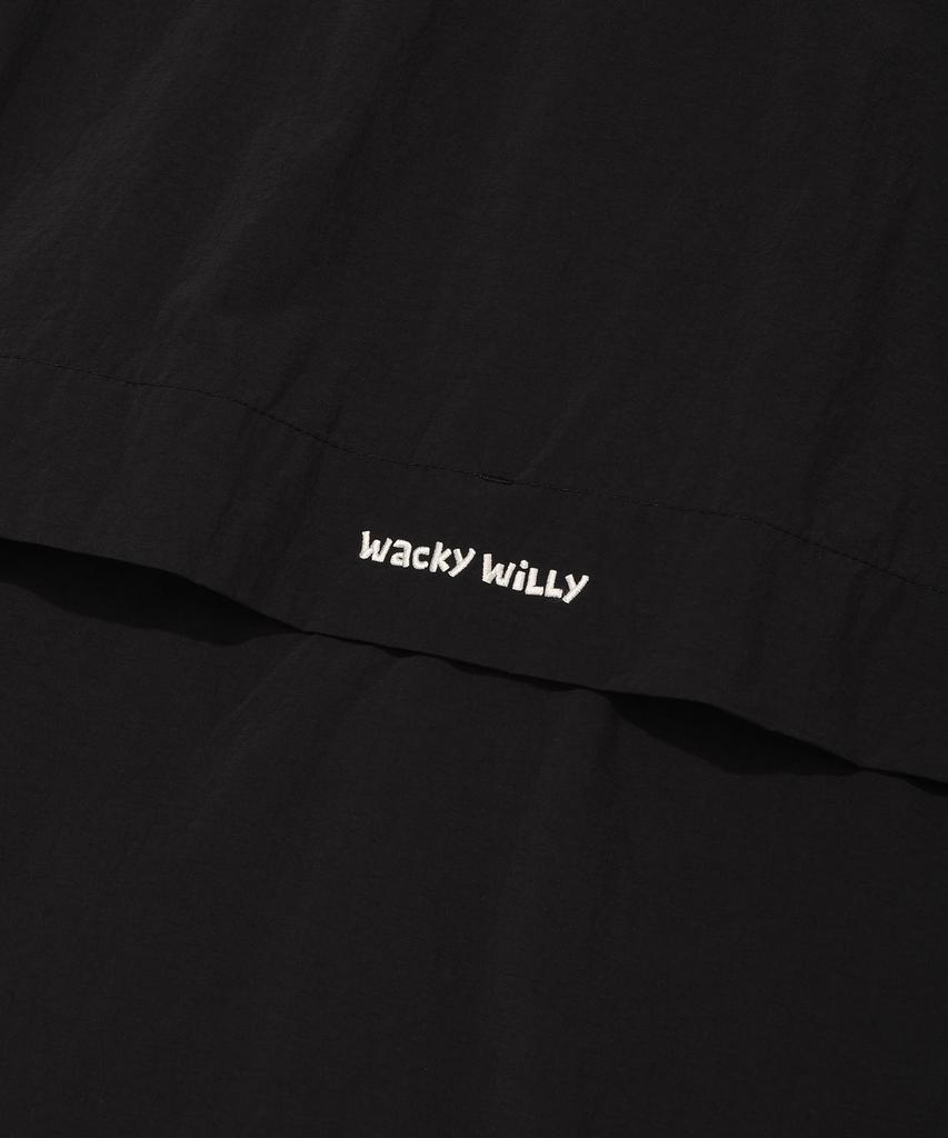 Wacky Willy Half Sleeve Anorak Jumper Black