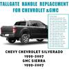Tailgate Tail Gate Handle & Bezel For Chevy Silverado GMC Sierra 1500 1500HD 2500HD 2500 3500 1999-2007, 15997911 15228539 15228541 15228540 With Rod