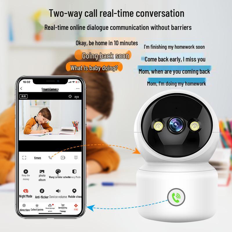Tuya Smart Wi-Fi HD Camera for Remote Monitoring and Elderly Care