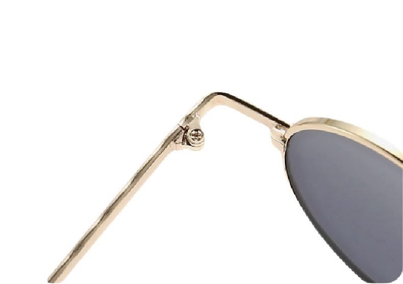 [Karokak] Round Glasses, Retro Metal, Popular, Stylish, Fashionable, Driving, Small, Fashion Glasses, Sunglasses, Men's & Women's, UV400, Unisex