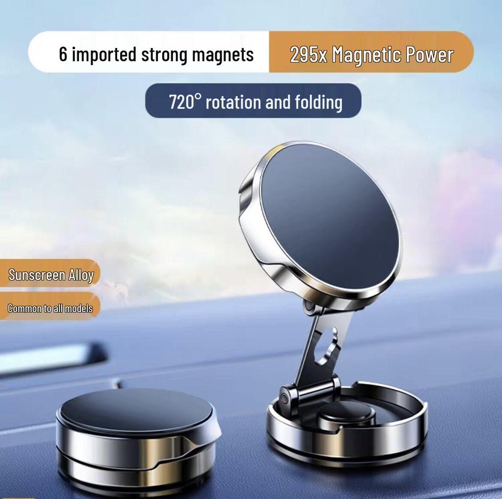 360° Folding Magnetic Car Phone Holder - Hot Seller On TikTok