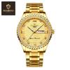 Influencer Brand Men's Tycoon Gold Luminous Waterproof Steel Watch