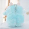 Little Sheep Plush Keychain Adorable Fluffy Animal Stuffed Doll Pendant Unique Gift for Children Friends