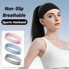 Seamless Elastic Sweatband Non Slip Moisture Wicking Fitness Headband Sweat Absorption Sports Headband Basketball Sports