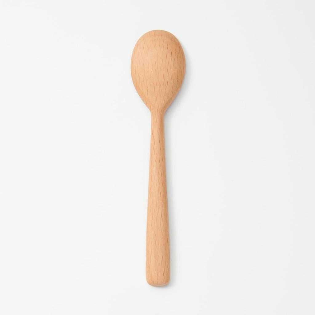 MUJI Beechwood 44637838 Teaspoon, Approx. 13.5cm long,