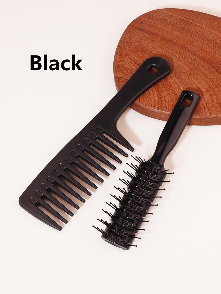 2pcs Massage Combs Fluffy Hair Brushes, Salons, Professional Beauty Hair Massage Styling Hair Combs Special for Real Hair Wigs