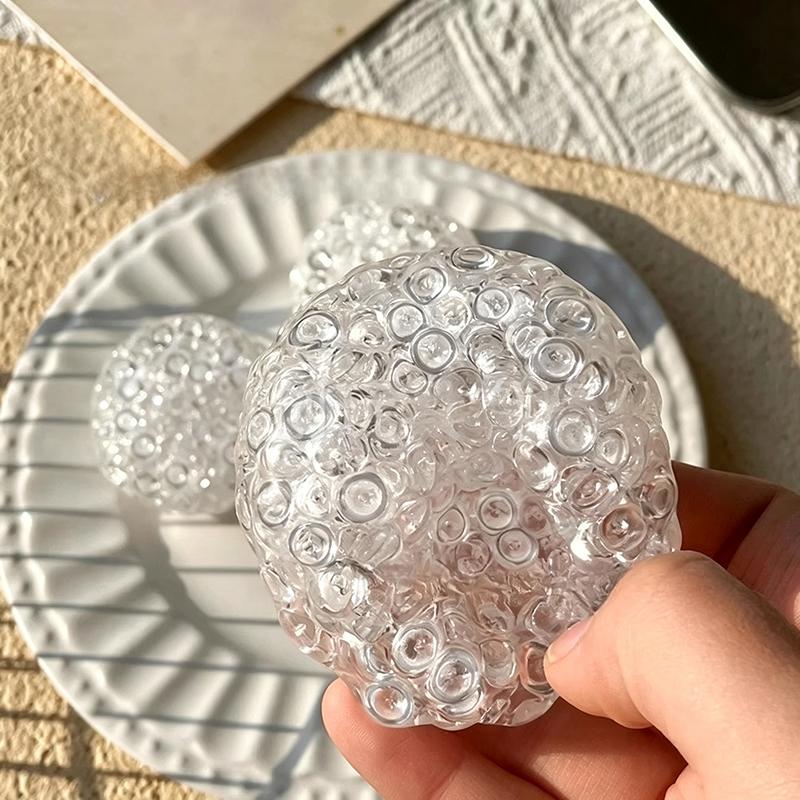 Balls Ice Beads Stress Relief Toy Soft Mochi Fidget Toy Slow Rebound Squeeze Ball For Adults Anxiety Relaxation