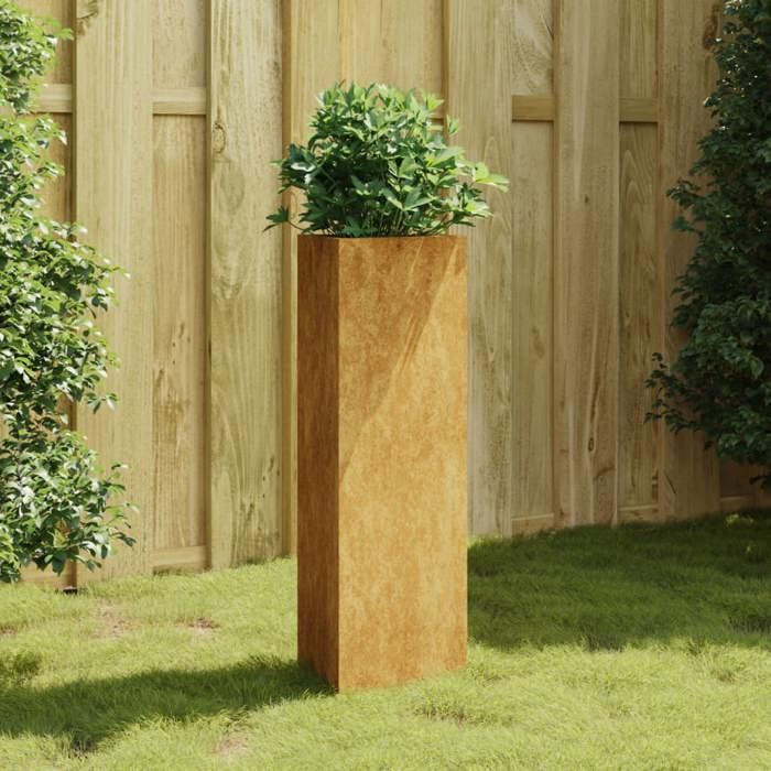 VidaXL Planter 30x26x75 Cm Corten Steel 824545