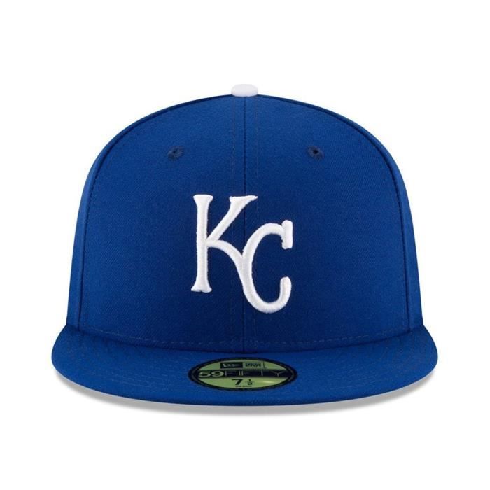 Kšiltovka - New Era - 59Fifty - Kansas City Royals - Modrá - 100% Polyester - Pánská