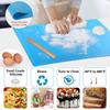 Kitchen Flour Rolling Cooking Kneading Dough Pad Bakeware Liners Baking Mat Pastry Rolling Mat