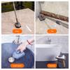 ITTAHO Deck Bath Cleaning Bath Telescopic Long Adjustable Veranda Cleaning Veranda Switchable Cleaning Brush, Brush, Brush, 83-142cm, Angle, Brush,
