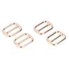10Pcs Metal Buckle Zinc Alloy Exquisite Workmanship Highly Durable Fadeless Widely Used Metal Slide