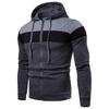 Hettegensere Menn Casual Utendørs Sport Fleecejakke Herre Glidelås Hettegenser Sweatshirts Hettejakke Sportsjakke