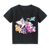 My Little Foal 202526 Summer Anime Pattern 100 Cotton Childrens and AdultApplicable TShirt Breathable Casual LooseFitting