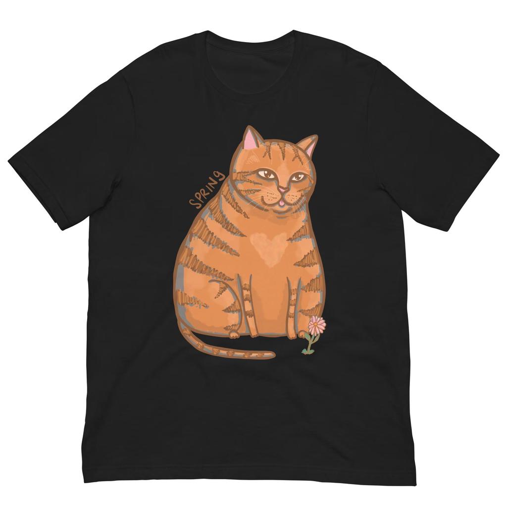 Katzenliebhaber T-Shirt - Lustiges Katzenminze Design für Katzenfans Grafische T-Shirts Harajuku Shirts Vintage T-Shirt