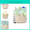 Child Basket Grass Breathable Material Handheld Basket Suitable For Use Daily