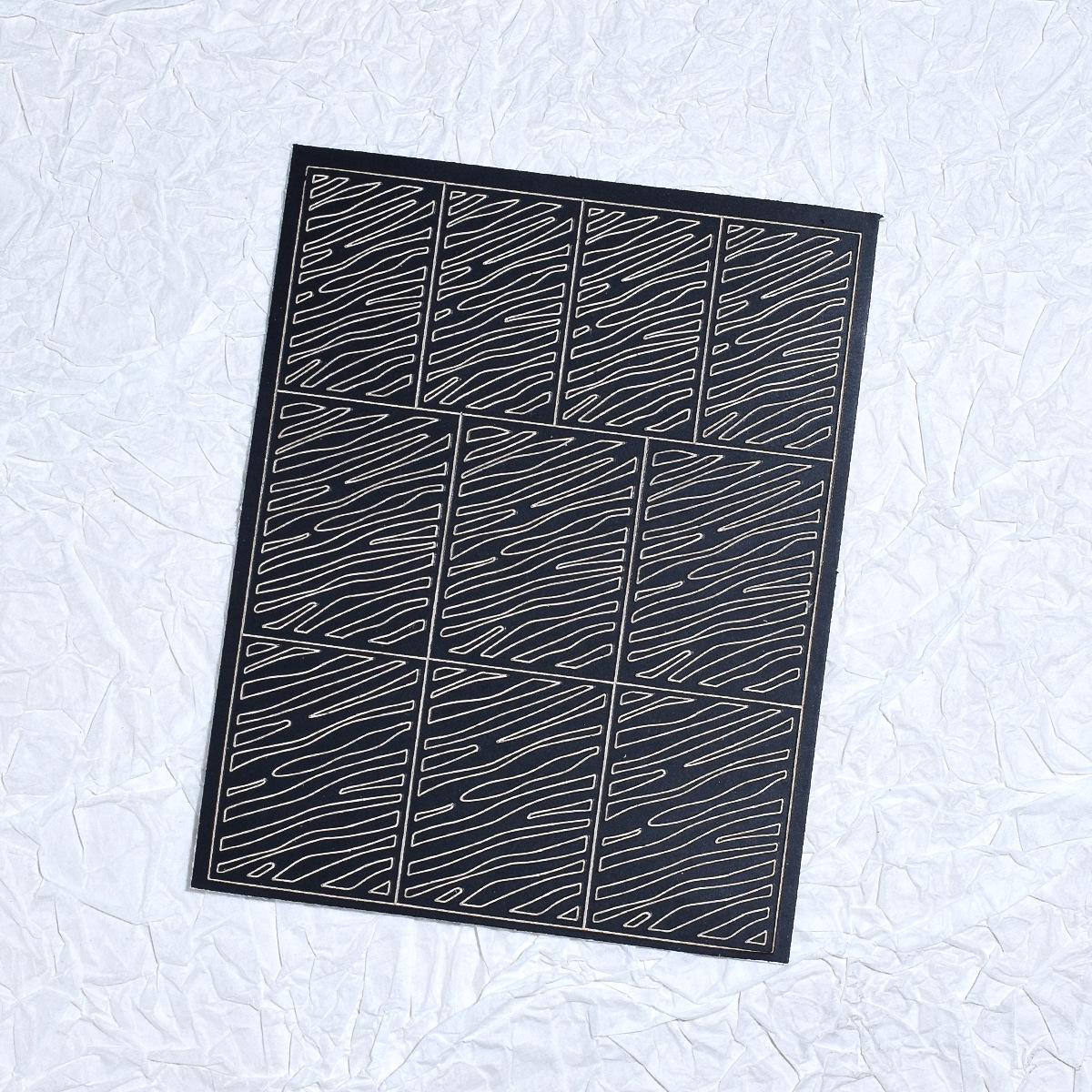 

Dual-Use Checkerboard & Leopard Print Nail Decals with Gradient Color Options