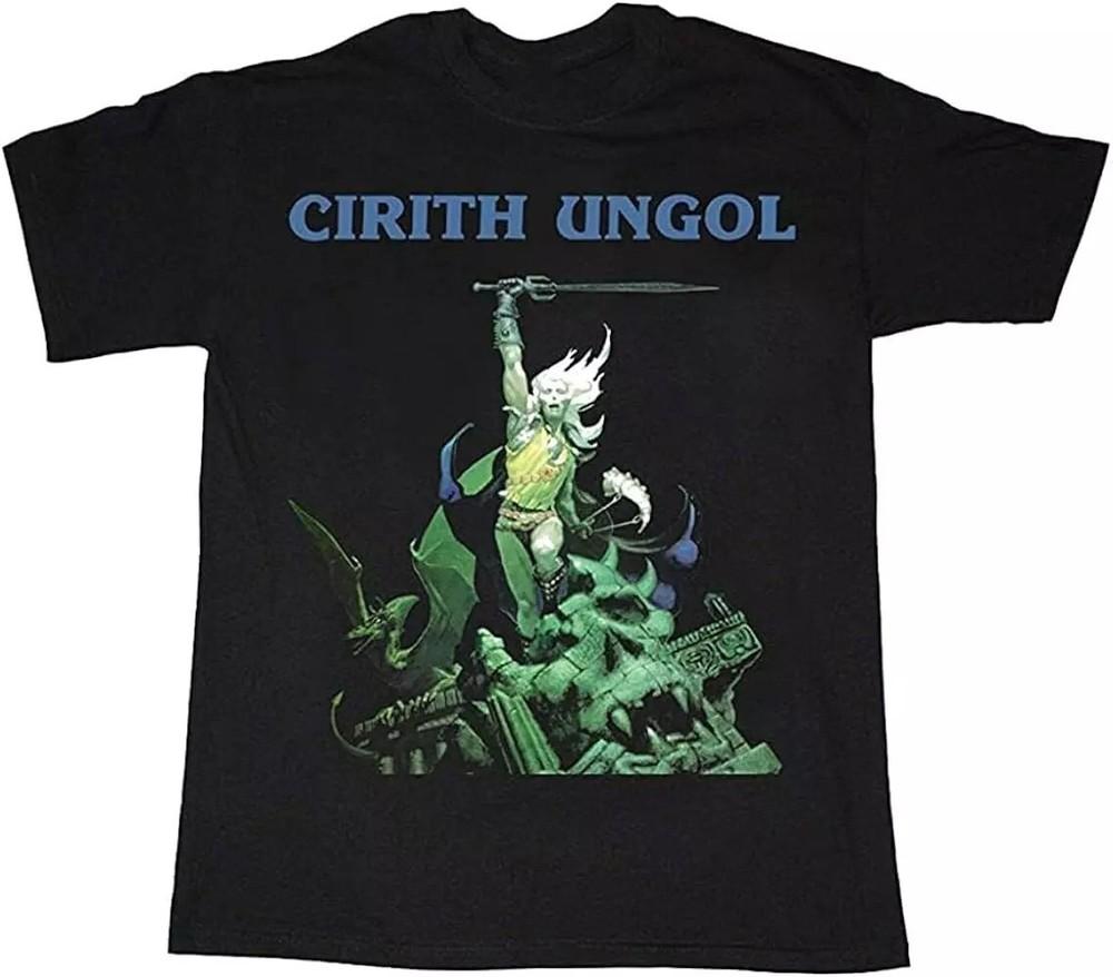 

Cirith Ungol Band Music Black T-Shirt Cotton Unisex S-234XL Unisex T-Shirt XXXL