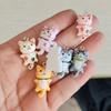 14Pcs Mix Resin Cat Charms Pendant For Jewelry Making Diy Necklace Bracelet Earrings Key Chain Accessories