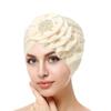 Multicolour Decal Headband Hat Hijab Cap Four Season Pullover Hat  Women