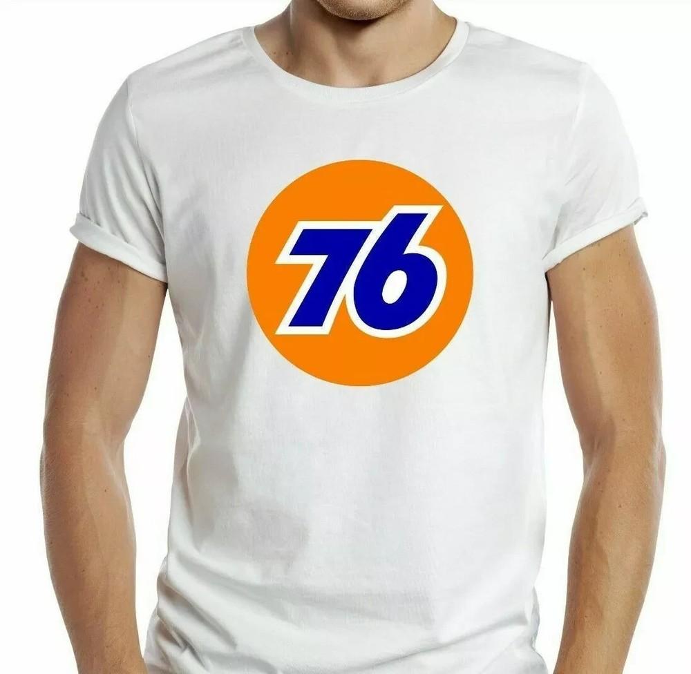 Retro Union 76 T-Shirt Retro Cool Gift Tee Motorsport Car Racer UK Unisex T-Shirt XXXL