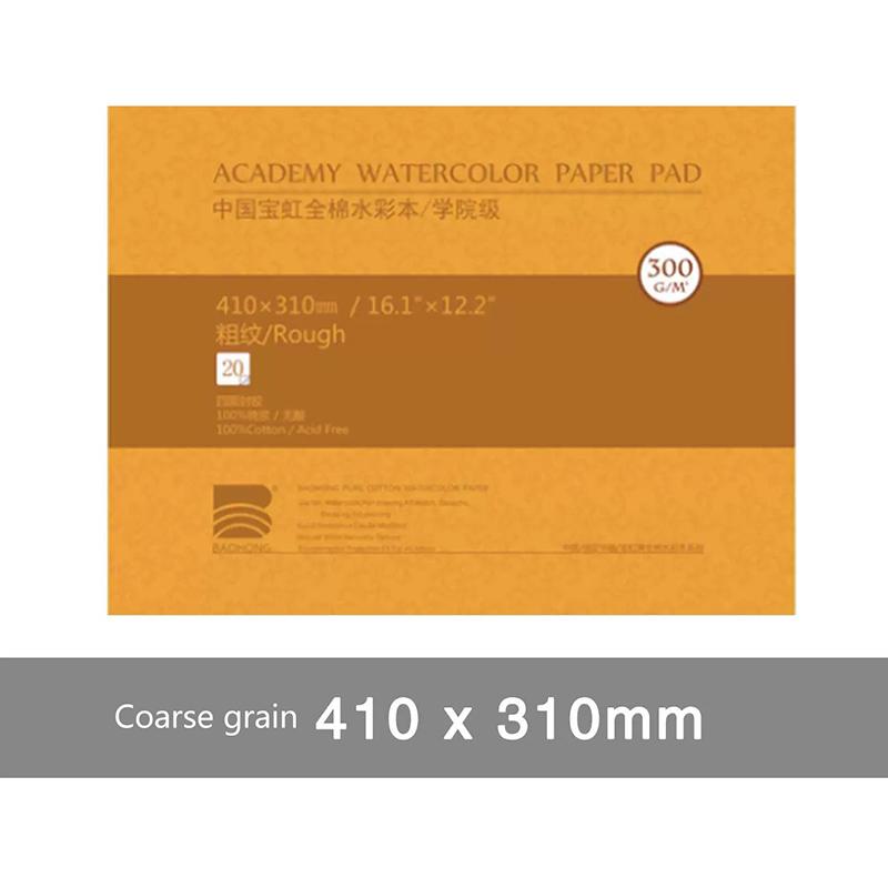 

Блок акварельной бумаги 20 листов клеевое скрепление без кислоты 200/300 г 140 фунтов бумага для мокрых/сухих техник для начинающих художников профессионалов A30