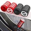 4Pcs Aluminum Car Wheel Tire Valve Cap Covers Sticker For Nissan Qashqai Sylphy Tiida Altima Teana X-Trail Leaf Juke Sentra G777