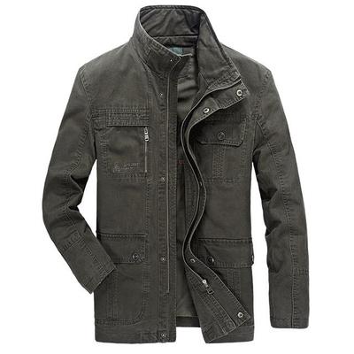 High Quality Jacket Men Military Spring &Autumn Army Jackets Solid Cotton Male Jacket