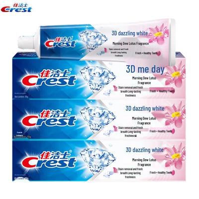 Crest 3D White Fresh Breath Morning Dew Lotus Toothpaste