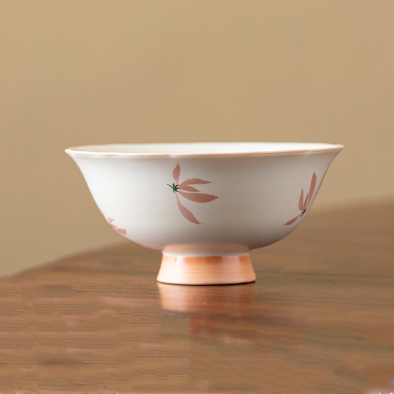 1 Stück Chinesische Vintage Keramik Teetasse Handgefertigt Orchideenmuster Teetasse Haushalt Teeschale Meistertasse Persönliche Teegeschirr Zubehör