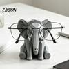 3D Printed Spectacle Stand Elephant Shape Glasses Holder, Geometric Eyeglass Display Stable Desktop Storage Organizer, Decorative Ornament for