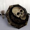 Elegant Skull Decorative Plate, Gothic Wall ArtUmbrella with Cute Design, Portable 3-Fold Compact Umbrella for Men & Women, Valentine's Day Mother's D