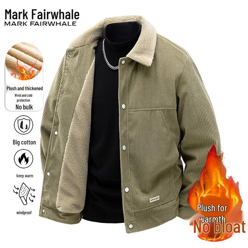 

Mark Fairwhale Men s Warm Fleece-Lined Jacket 3XL