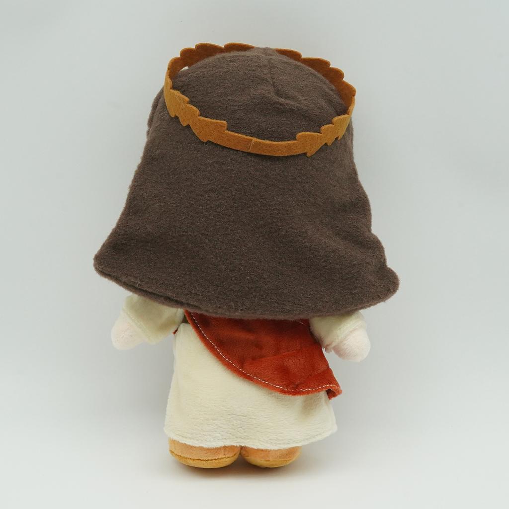 New 26cm Bearded Plush Toy Soft Stuffed Doll Kawaii Cartoon Anime Jesus Plushies Birthday Gift Fun Doll